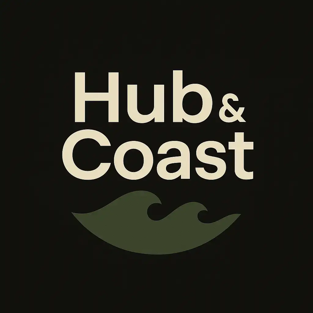Logo de la plateforme Hub & Coast